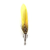 Colorful Feather Brooch Lapel Pin Handmade Men Women Novelty Brooches Lapel Pins Dress Suit Accessory Gift - Image 10