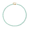 1pc 304 Stainless Steel Necklace Multicolor Faceted Quartz Crystal Beaded Chain Necklace Choker Jewelry For Women Gift - Image 5