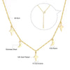 Round Cubic Zircon Charms Long Necklace Woman Choker Stars Moon Elegant Chain No Fade Fariy Jewelry - Image 17