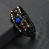 Constellations Luminous Leather Bracelet Retro Multi-layer Beaded Leather Bracelet Jewelry Gifts for Men Women Couples - Image 3