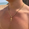 Stainless Steel Delicate Vintage Cross Pendant Necklace Simple Faith For Women Jewelry Daily Commuter With - Image 8