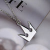 Game Kingdom Hearts Chain Pendant Necklace Sora Key Blade Crown Charm Statement Choker Women Men Cosplay Jewelry Gift - Image 5
