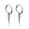 Punk Stainless Steel Chain Hoop Earrings For Women Men Goth Pop Hip Hop Pendants Ear Jewelry Accessories Earring - Image 6