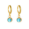 12 Month Birthstone Earrings Stainless Steel Gold Color Crystal Drop Earring for Women Jewelry Birthday Gifts - Image 10