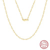 Orsa Jewels Gold Silver 1.8mm Paperclip Neck Chain Link Chain Necklaces for Women Dainty Jewelry - Image 8