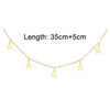 Stainless Steel Thin Chain Necklace Crystal Pendant Necklace For Women Y Shape Rhinestone Choker Necklaces Wedding Jewelry - Image 6