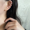 1Pcs Charming Zircon Star Clip On Earrings Ear Cuff Without Piercing Women Girls Geometric Ear Clip Party Silver Color Jewelry - Image 5