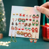 12/20 Pair Christmas Earring Set For Women Shiny Crystal Zircon Snowflake Elk Bowknot Elk Xmas Tree Earring Year Gifts - Image 12