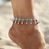 1 Pcs Vintage Gypsy Bells Bracelet Anklet for Women Sexy Summer Beach Party Foot Chains Water Drop Tassel Turkey Anklets Jewelry - Image 3