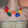 Bohemian Acrylic Multi-layer Choker Necklaces for Women Irregular Colorful Bead Necklace Exaggerated Party Wedding Accessories F - Image 2