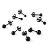 1Pair Small Round Ball Stud Earring For Women Men Stainless Steel Needle Push Back Ear Studs Simple Jewelry - Image 3