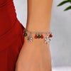 Christmas Glitter Snowflake Bell Pendant Bracelet for Women Rhinestone Necklace Xmas Joy Holiday Party Jewelry Gift - Image 7