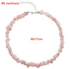 Bohemian Stone Bead Choker Necklace Handmade Irregular Gravel Stone Necklace Ladies Jewelry Collar Party Gift - Image 13