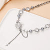 Women Thorn Desin Choker Necklace Fairy Glass Opal Necklace Collarbone Chain Necklace Elegant Silver-Color Party Choker - Image 11