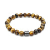 Tiger Eyes Stone Beads Handmade Men Magnetic Hematite Accessory Bracelets for Boyfriend Father Gift - Image 8