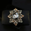 Retro Micro-inlay Zircon Multi-color Flower Oval Crystal Brooch for Women Suit Pin Accessories Jewelry - Image 5