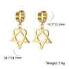 Witches Knot Dangle Earrings for Women Wiccan Witch Charms Stainless Steel Hoop Earrings Goth Jewelry Religious Gift - Image 11
