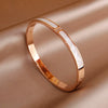 316L Stainless Steel Metal Classic Flower Bangles for Women Jewelry Delicate Bowknot Bracelets Accessories - Image 22