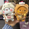 Bubu And Yier Panda Plush Doll Suit Soft Anime Toy Kawaii Cartoon Fluffy Bear Bag Car Key Pendant Decoration Couple Gift - Image 5