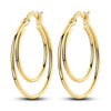 Earring Gold Series Silver Round Hoop Earring Moon Stars Teardrop Cladda Heart Earring For Women Jewellery - Image 21