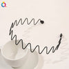 Metal Hair Band for Men Women Unisex Black Wavy Hair Head Hoop Band Sports Headband Hairband Hair Accessories Gifts - Image 11