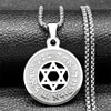 Hebrew Star of David Pendant Necklace for Women Men Stainless Steel Gold Silver Color Jewish Male Chain Jewelry - Image 4