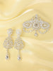 Moroccan wedding boutonniere earrings set French court retro style ladies' jewelry set for weddings parties - Image 1