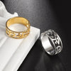 Stainless Steel Ancient Egypt Ra Udjat Ring Eye Of Horus Ankh Cross Ring for Women Protection Amulet Egyptian Jewelry - Image 2
