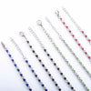 3mm Wide Bling Bling Rhinestone Cubic Zirconia Tennis Bracelet for Women Hand Crystal Chain Bangle Ankle Anklet Stainless Steel - Image 3