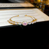 Zircon Bow Cuff Bracelet for Women Korea Charm Bracelet Personality Wedding Dainty Accessories - Image 7