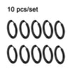 10pcs Small Hoop Earrings Women Men Gold Silver Color Stainles Steel Round Earrings Circle - Image 9