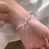 Silver Round Beads Bracelets for Women Men Vintage Simple Adjuatable Chain Bracelets Party Wedding Jewelry - Image 3