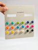 Cute 9Pairs/set Colorful Small Acrylic Curved Rectangle Earrings for Women Girls Star Square Round Earrings Jewelry - Image 8