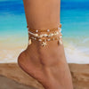 Bohemian Sea Shell Woven Anklet For Women Ceramic Fish Heart Shells Beads Bracelet On The Leg Boho Beach Barefoot Sandal Jewelry - Image 12