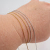 10 Pcs 0.8mm Thin Snake Chain Stainless Steel, Snake Necklace Gold Pvd, Dainty Beading Chain for Women Men - Image 5