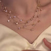 Multi-layered Blue Zircon Layer Necklace for Women Gentle Temperament Charm Clavicle Chain Simple Wedding Jewelry - Image 5