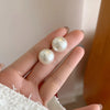 Minimalist Simple Small Round Pearls Earrings Ears Clip White simulation Pearls Clip on Earrings No Piercing For Women Lady - Image 7