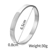 Stainless Steel Bracelet Unisex Charm Wealth Unfading Couple Romantic Bangles Party Birthday Jewelry Lover Gift - Image 13