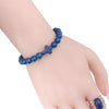 8mm Beads Religious Cross Bracelet for Women Men Natural Turquoise Stone Elastic Link Prayer Bracelet for Boy Girls - Image 22