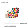 Fully Rhinestone Peacock Bird Brooch and Elegant Coat Pin Jewelry Accessories and Gifts - Image 7