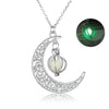 Moon Pendant Car Hanging Ornament – Hollow Crescent Design, Inlaid With Luminous Stone, Elegant Rearview Mirror Decor - Image 8