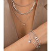Aomogo Stainless Steel Jewelry Set Delicate Pearl Pendant Jewelry Set Multi-Layer Chain Jewelry Set For Women Jewelry - Image 2