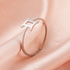 Stainless Steel Zodiac Rings 12 Constellations Open Ring for Women Aries Leo Virgo Gemini Libra Pisces Scorpio Birthday Gifts - Image 12