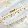 316L Stainless Steel Star Pearl Number 8 Charm Anklet For Women Girl Multilayer Chains Anti-Rust Jewelry Gift - Image 5