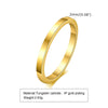 Simple Tungsten Carbide Ring for Women, 2mm/4mm/6mm Stackable Plain Wedding Band - Image 5