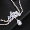 Stonefans Crown Double Pendant Tiara for Wedding Bride Headband Women Rhinestone Hair Chain Accessories Aesthetic Ethiopian Gift