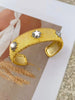 European and American -Selling Retro Exaggerated Copper Gold-Plated Micro-Inlaid Zirconia Open Bracelet for Women - Image 8