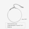 Gold Silver Color Stainless Steel Flat Chain Bracelet For Men Retro Jewelry Accessories Women Wrap Bangle - Image 14