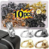 1/10pcs D-shaped Ring Bag Clip Buckles Retro Metal Double Buckle Handbag Chain Handles Connector Bag Strap Hardware Accessories - Image 2