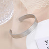 Stainless Steel Cuff Bracelet on Hand Women Geometric Flower Leaves Eye Adjustable Open Gold Color Bangle Jewelry - Image 13